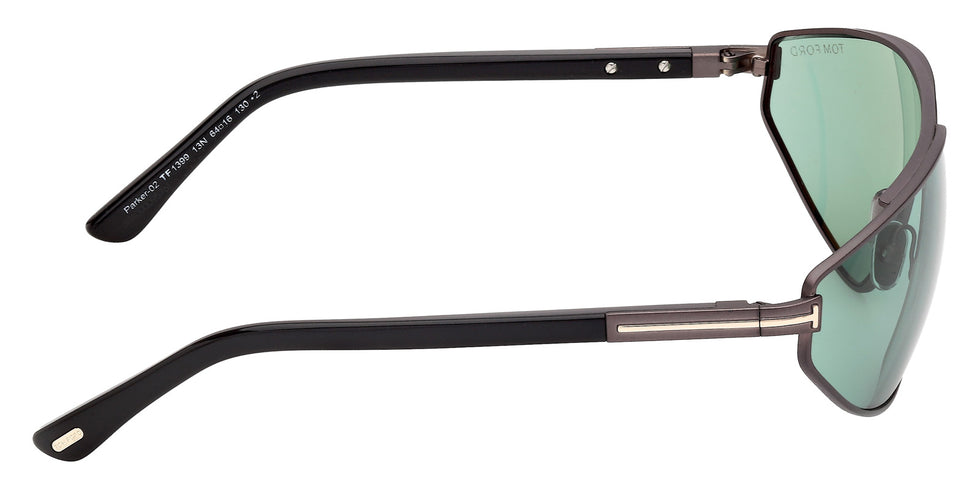 Tom Ford FT1399 PARKER-02 13N 64 - Matte Dark Ruthenium / Green #id:ft139913n_s:102130