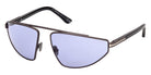 Tom Ford FT1399 PARKER-02 13Y 64 - Matte Dark Ruthenium / Violet #id:ft139913y_s:104105