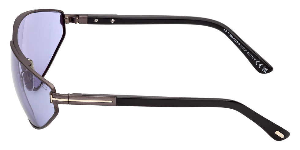 Tom Ford FT1399 PARKER-02 13Y 64 - Matte Dark Ruthenium / Violet #id:ft139913y_s:104110