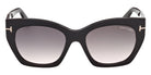Tom Ford FT1422 JONI-02 01B 54 - Shiny Black / Gradient Smoke #id:ft142201b_s:100100