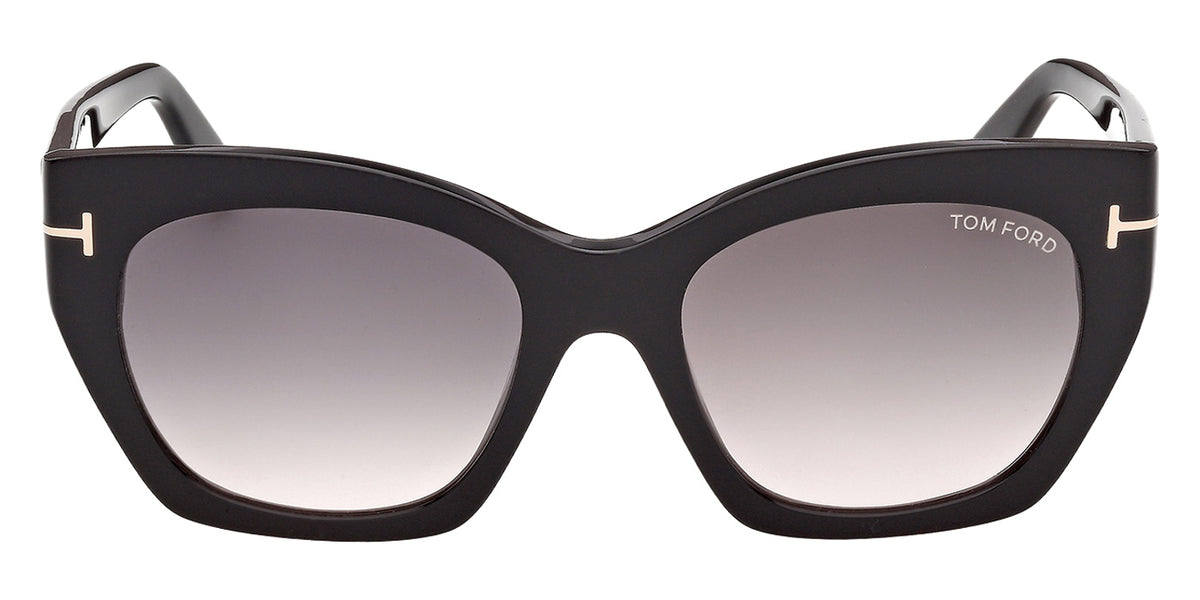 Tom Ford FT1422 JONI-02 01B 54 - Shiny Black / Gradient Smoke #id:ft142201b_s:100100