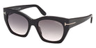 Tom Ford FT1422 JONI-02 01B 54 - Shiny Black / Gradient Smoke #id:ft142201b_s:100105