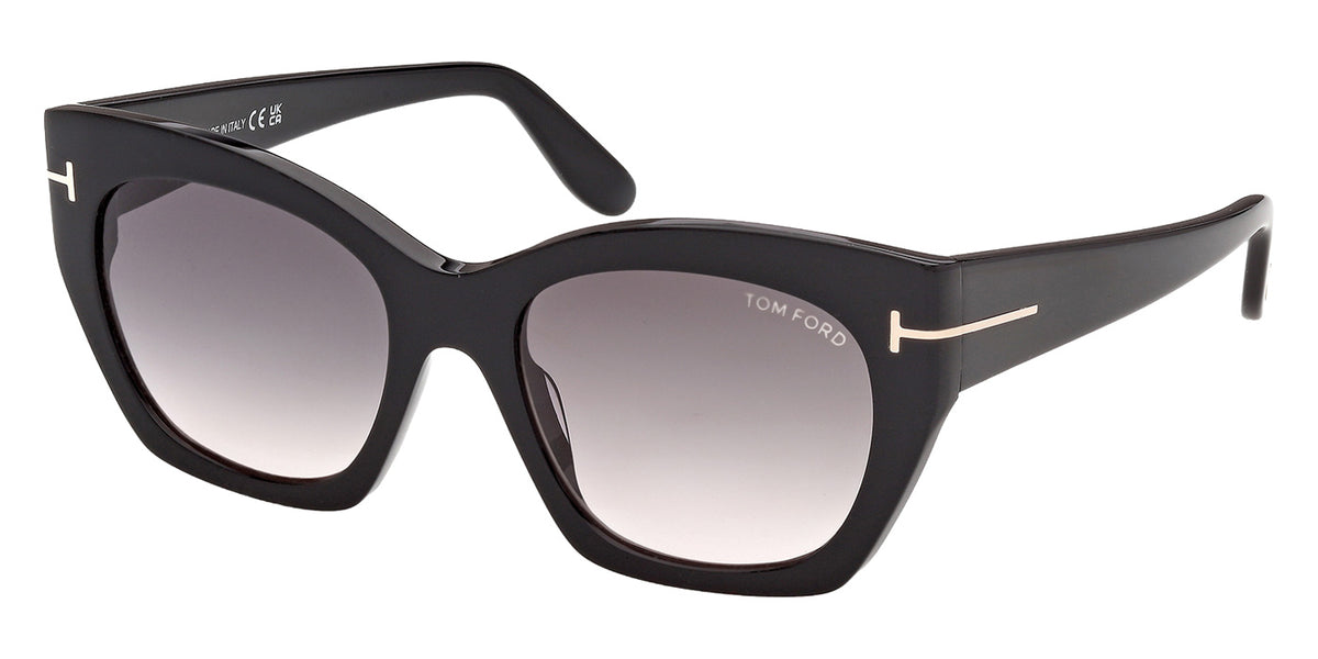 Tom Ford FT1422 JONI-02 01B 54 - Shiny Black / Gradient Smoke #id:ft142201b_s:100105