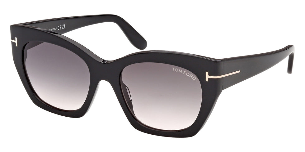Tom Ford FT1422 JONI-02 01B 54 - Shiny Black / Gradient Smoke #id:ft142201b_s:100105