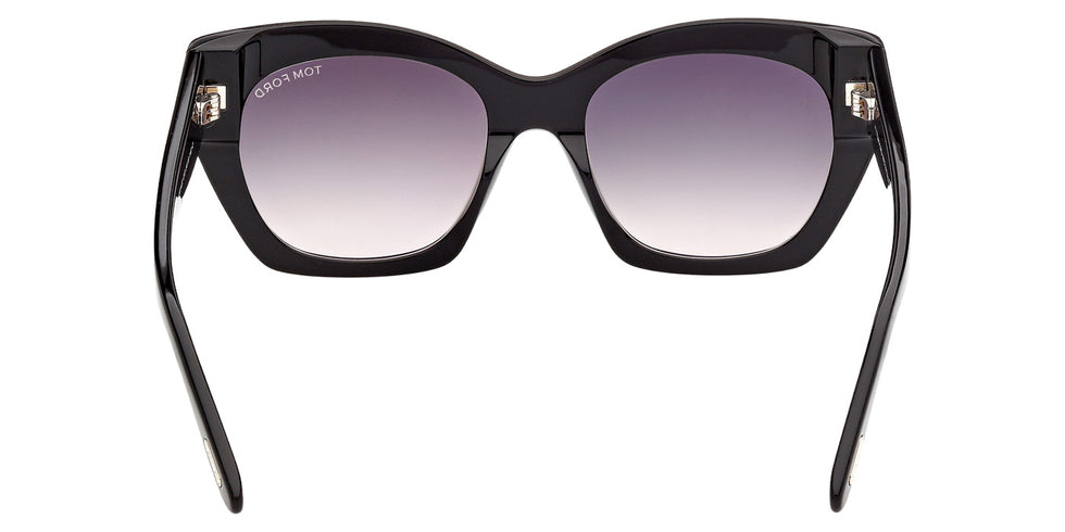 Tom Ford FT1422 JONI-02 01B 54 - Shiny Black / Gradient Smoke #id:ft142201b_s:100120