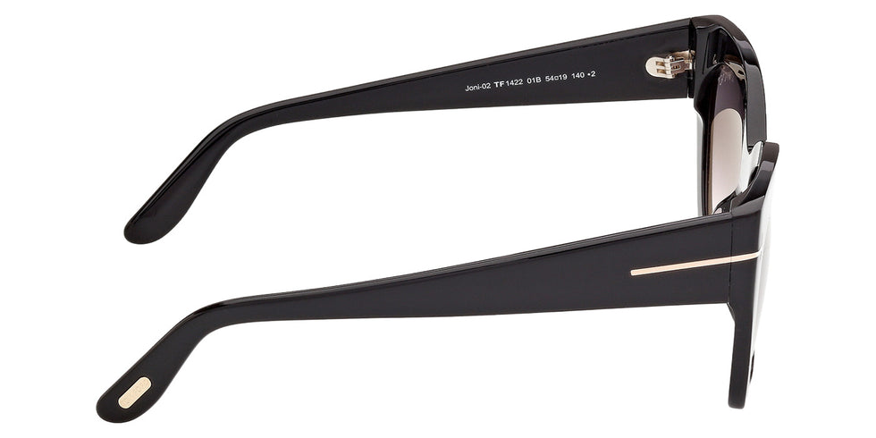 Tom Ford FT1422 JONI-02 01B 54 - Shiny Black / Gradient Smoke #id:ft142201b_s:100130
