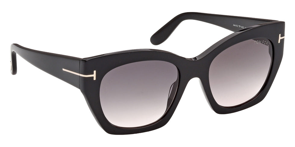 Tom Ford FT1422 JONI-02 01B 54 - Shiny Black / Gradient Smoke #id:ft142201b_s:100135