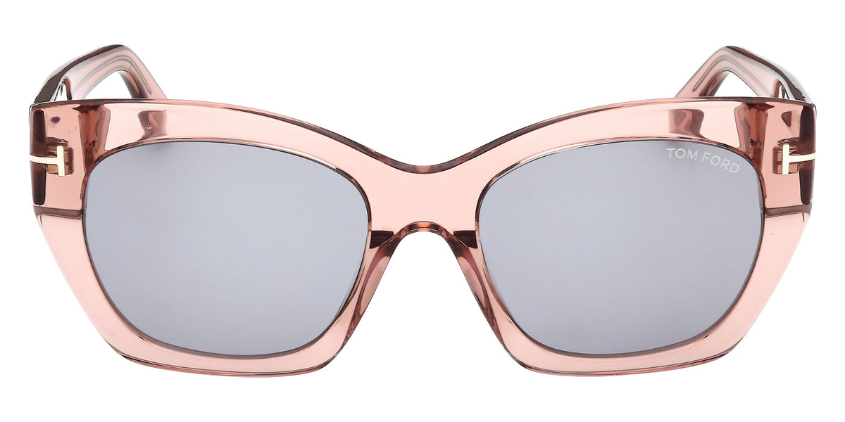Tom Ford FT1422 JONI-02 72A 54 - Shiny Light Pink / Smoke #id:ft142272a_s:104100