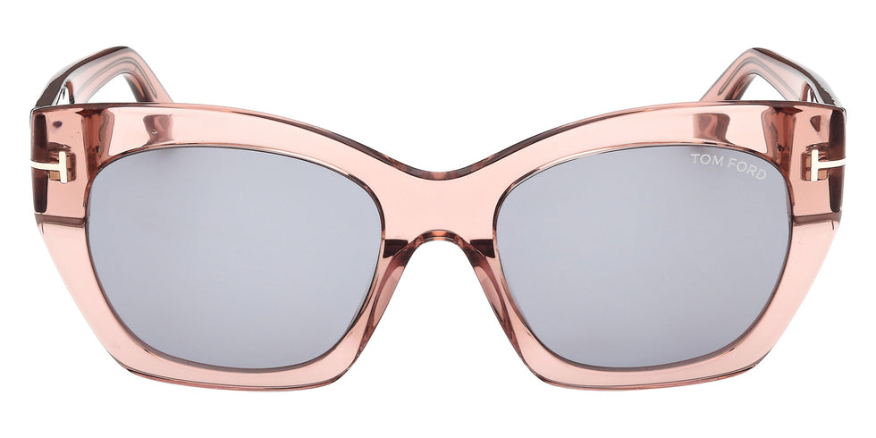 Tom Ford FT1422 JONI-02 72A 54 - Shiny Light Pink / Smoke #id:ft142272a_s:104100