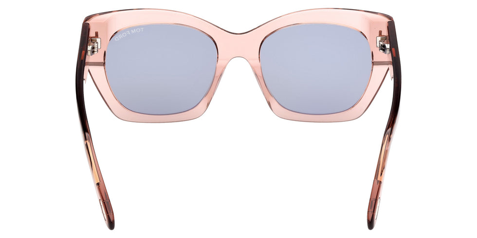 Tom Ford FT1422 JONI-02 72A 54 - Shiny Light Pink / Smoke #id:ft142272a_s:104120
