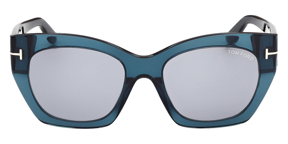 Tom Ford FT1422 JONI-02 87A 54 - Shiny Turquoise / Smoke #id:ft142287a_s:106100