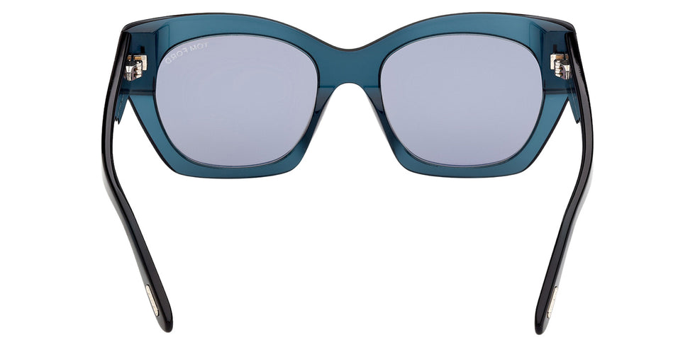 Tom Ford FT1422 JONI-02 87A 54 - Shiny Turquoise / Smoke #id:ft142287a_s:106120