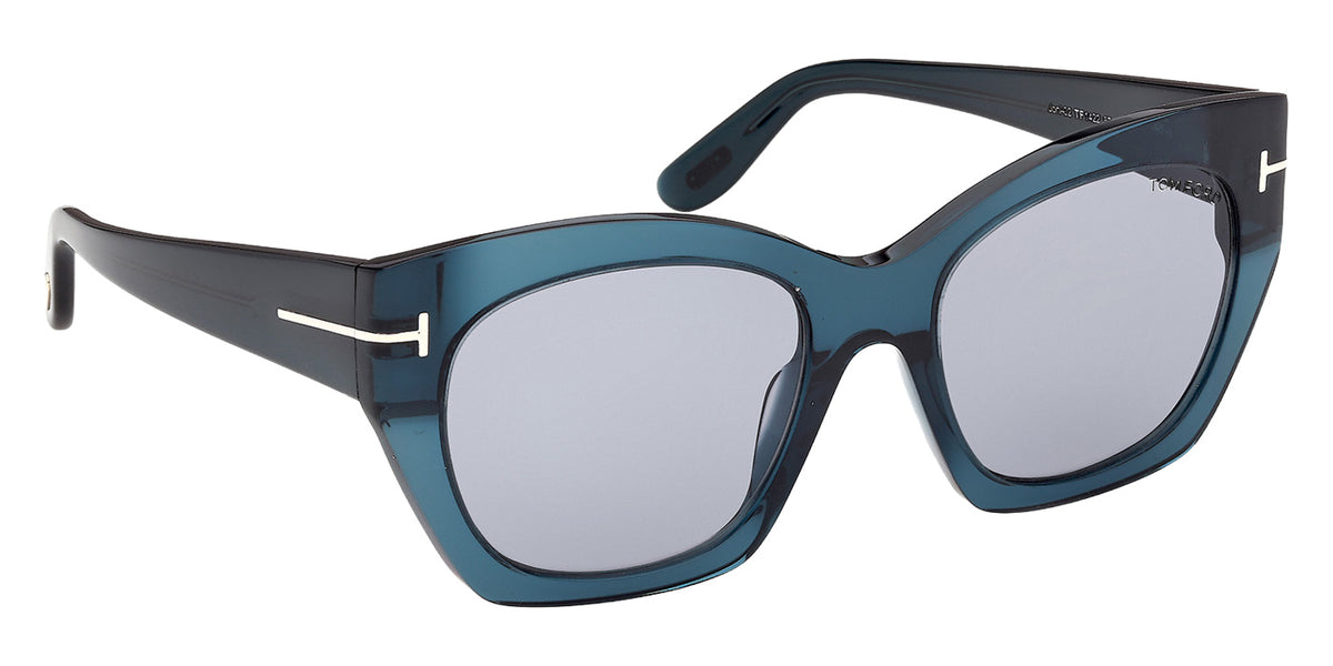 Tom Ford FT1422 JONI-02 87A 54 - Shiny Turquoise / Smoke #id:ft142287a_s:106135