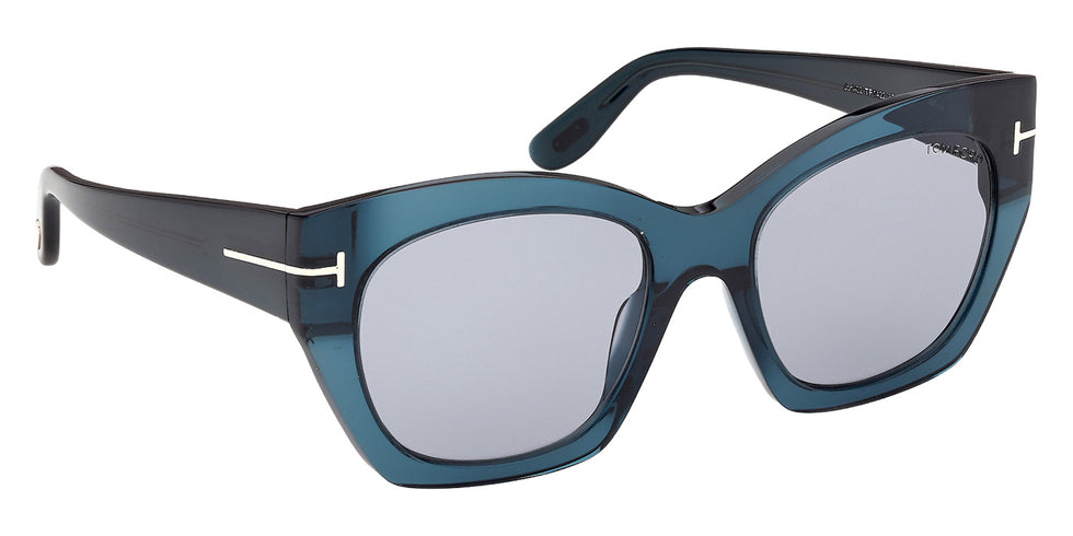 Tom Ford FT1422 JONI-02 87A 54 - Shiny Turquoise / Smoke #id:ft142287a_s:106135