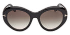 Tom Ford FT1423 ELODIE-02 01B 54 - Shiny Black / Gradient Smoke #id:ft142301b_s:100100