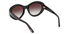 Tom Ford FT1423 ELODIE-02 01B 54 - Shiny Black / Gradient Smoke #id:ft142301b_s:100115