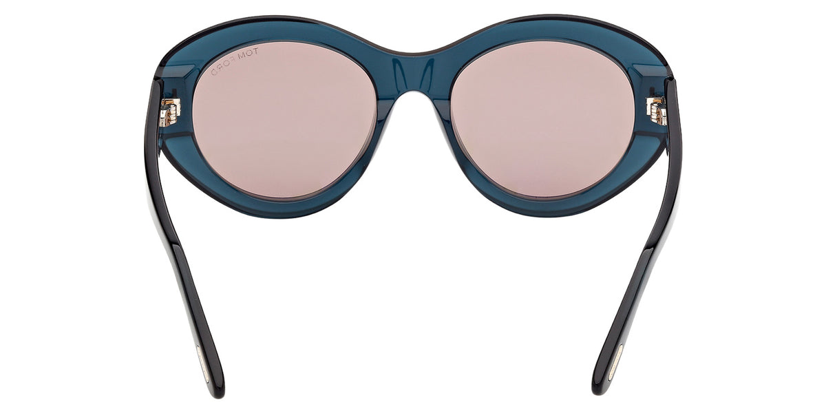 Tom Ford FT1423 ELODIE-02 87E 54 - Shiny Turquoise / Brown #id:ft142387e_s:104120