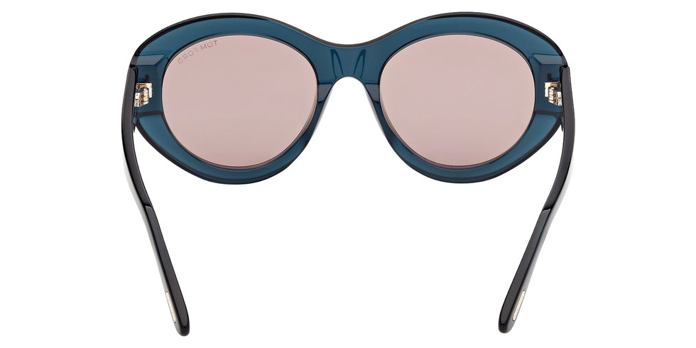 Tom Ford FT1423 ELODIE-02 87E 54 - Shiny Turquoise / Brown #id:ft142387e_s:104120