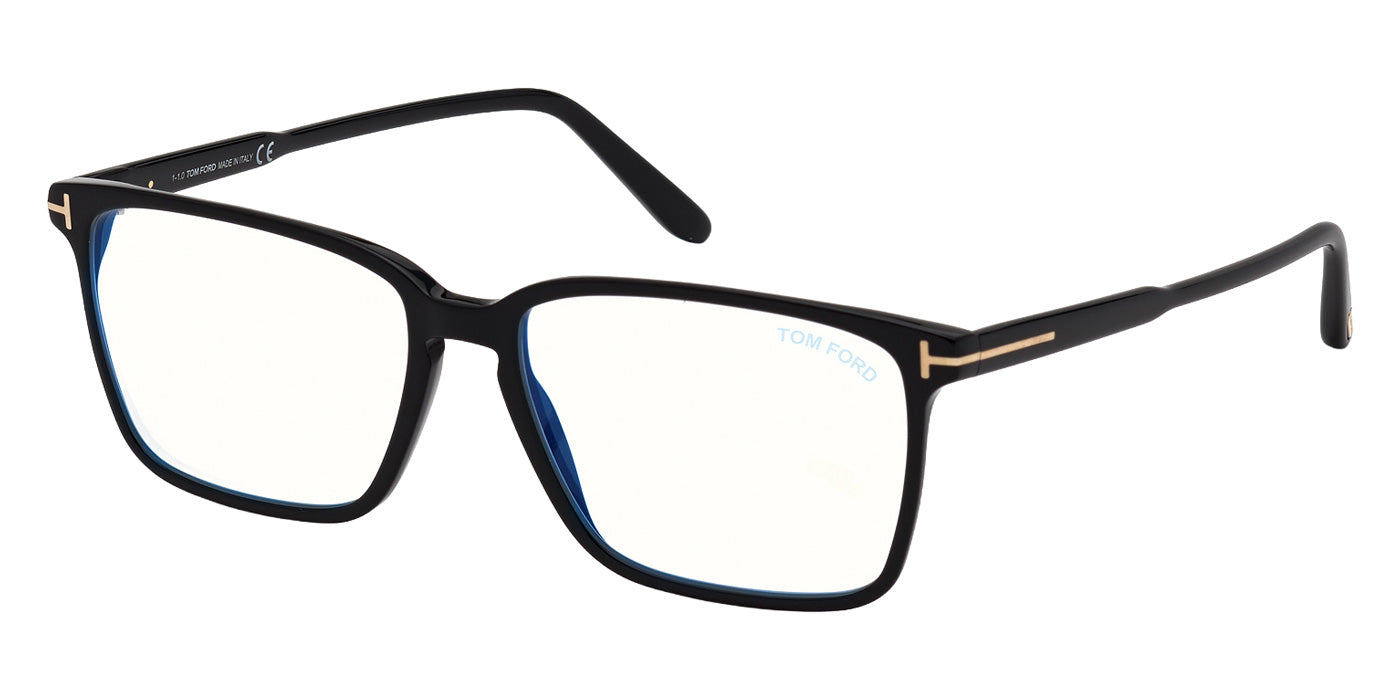 Tom Ford FT5696-B 001 54 - Shiny Black / Blue Filter #id:ft5696b001_s:100105
