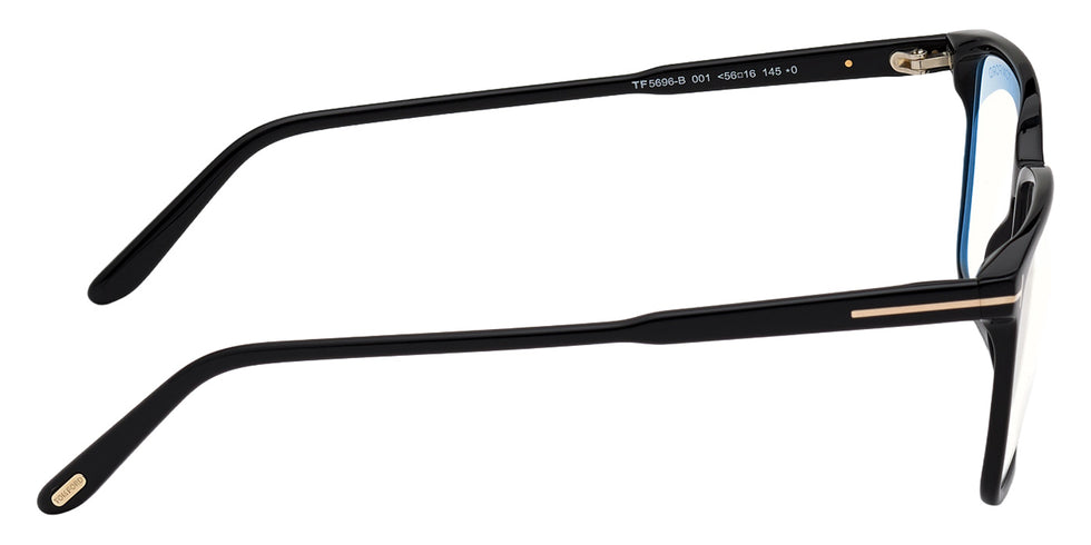 Tom Ford FT5696-B 001 54 - Shiny Black / Blue Filter #id:ft5696b001_s:100130