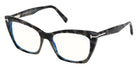 Tom Ford FT5709-B 056 54 - Colored Havana / Blue Filter #id:ft5709b056_s:100105