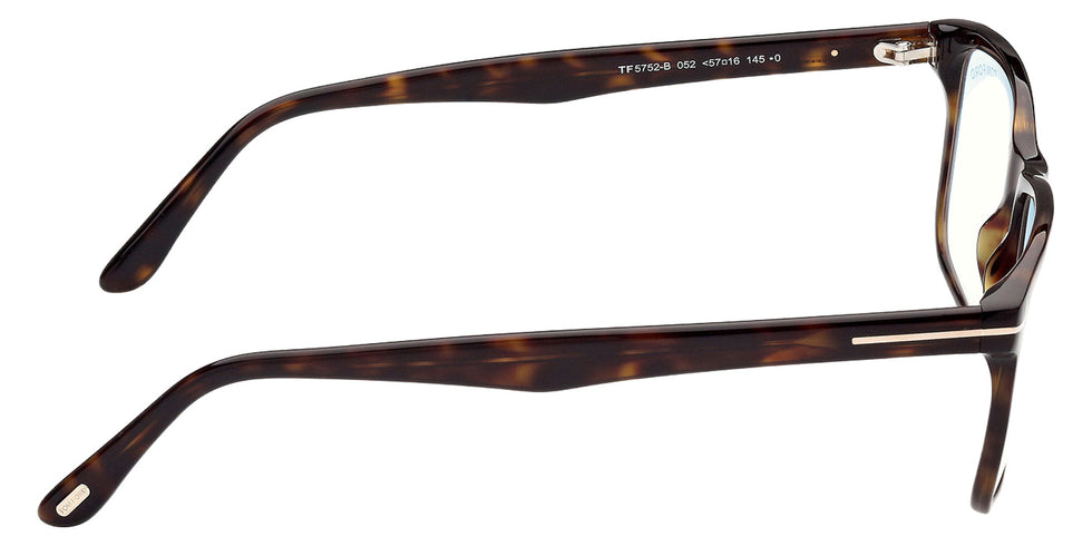 Tom Ford FT5752-B 052 55 - Dark Havana / Blue Filter #id:ft5752b052_s:104130
