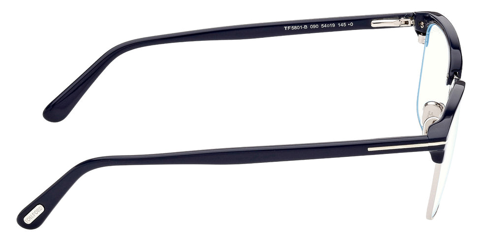 Tom Ford FT5801-B 090 54 - Shiny Palladium / Blue Filter #id:ft5801b090_s:100130