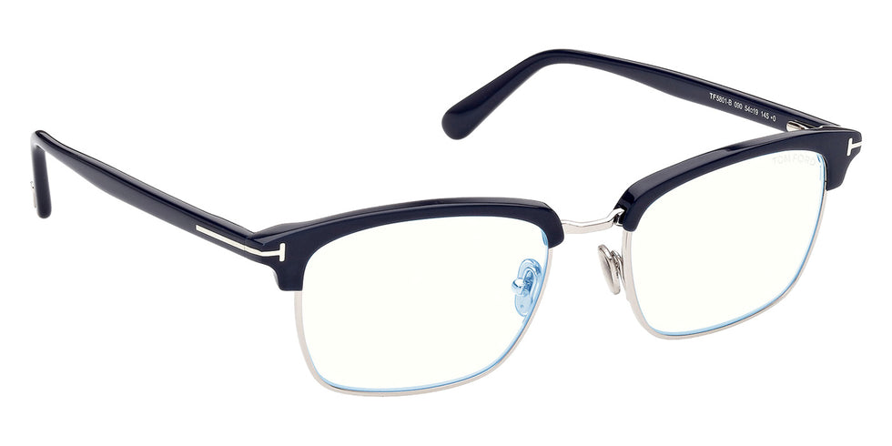 Tom Ford FT5801-B 090 54 - Shiny Palladium / Blue Filter #id:ft5801b090_s:100135