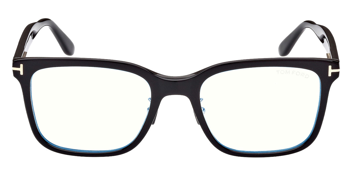 Tom Ford FT5853-D-B 001 55 - Shiny Black / Blue Filter #id:ft5853db001_s:100100