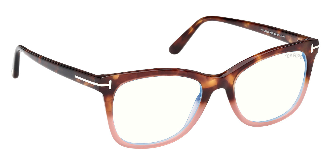 Tom Ford FT5986-B 056 52 - Havana/Gradient / Blue Filter #id:ft5986b056_s:100135