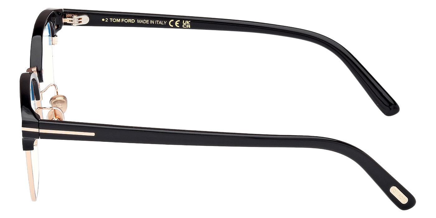 Tom Ford FT6001-K-B Browline Eyeglasses | EyeOns.com