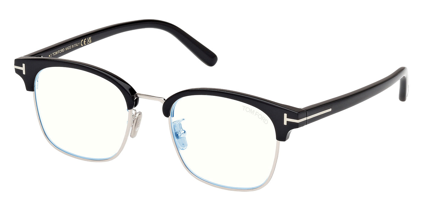 Tom Ford FT6001-K-B 005 51 - Shiny Black / Blue Filter #id:ft6001kb005_s:102105