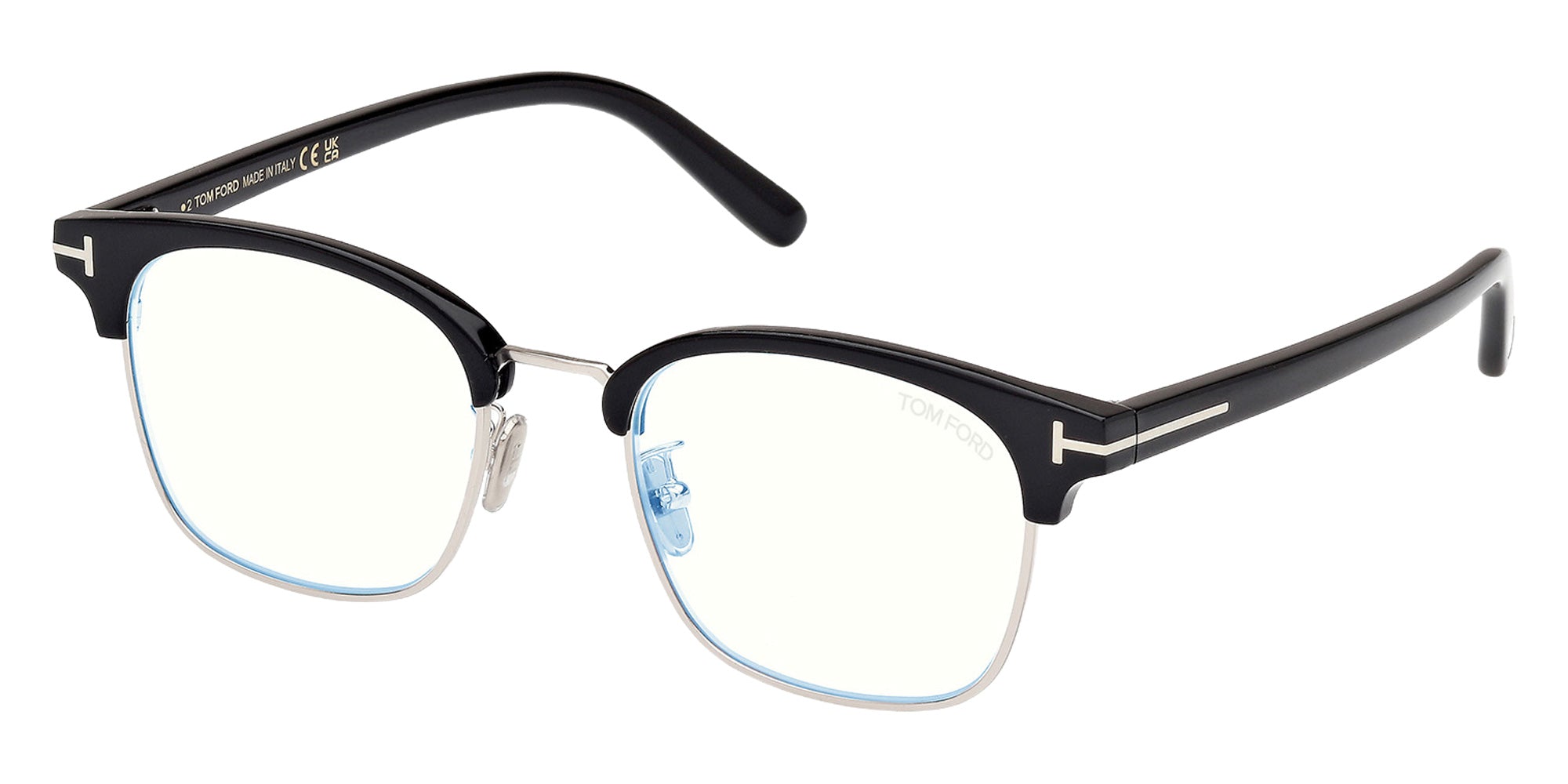 Tom Ford FT6001-K-B 005 51 - Shiny Black / Blue Filter 005 #id:ft6001kb005_s:100105