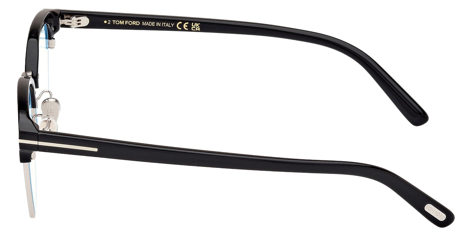 Tom Ford FT6001-K-B 005 51 - Shiny Black / Blue Filter 005 #id:ft6001kb005_s:100110