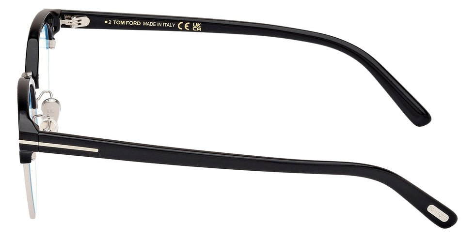 Tom Ford FT6001-K-B 005 51 - Shiny Black / Blue Filter 005 #id:ft6001kb005_s:100110