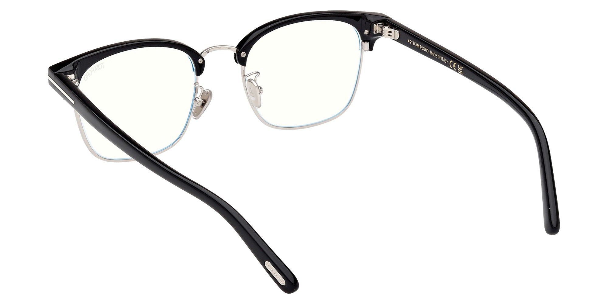 Tom Ford FT6001-K-B Browline Eyeglasses | EyeOns.com