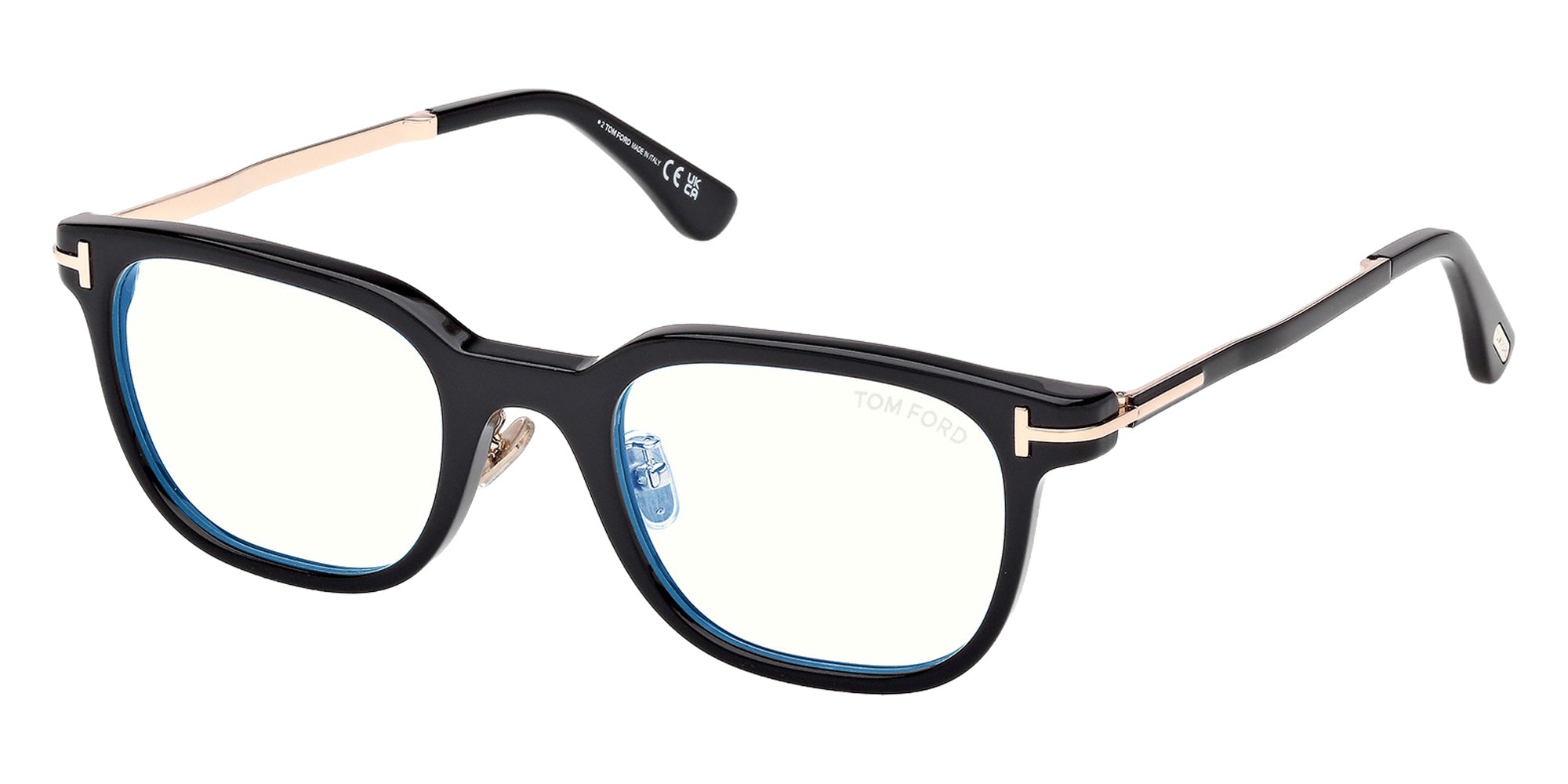 Tom Ford FT6022-D-B 001 52 - Shiny Black / Blue Filter 001 #id:ft6022db001_s:100105