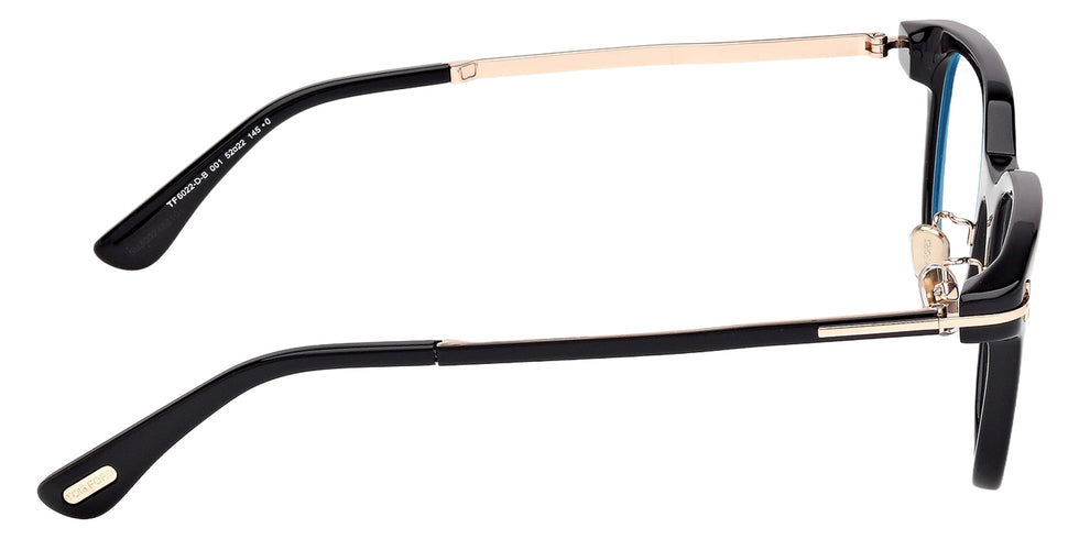 Tom Ford FT6022-D-B 001 52 - Shiny Black / Blue Filter 001 #id:ft6022db001_s:100130