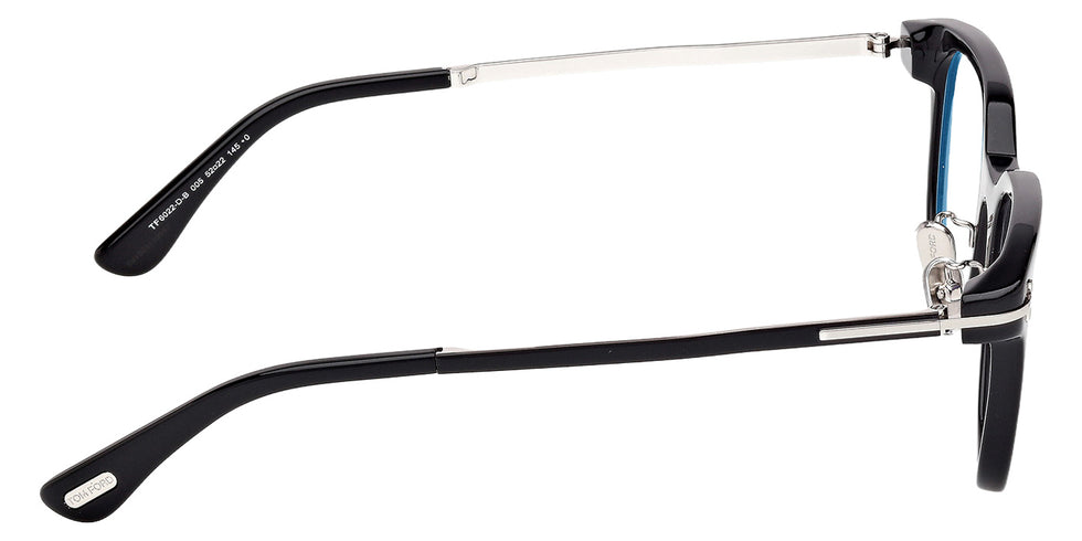 Tom Ford FT6022-D-B 005 52 - Shiny Black / Blue Filter #id:ft6022db005_s:100130