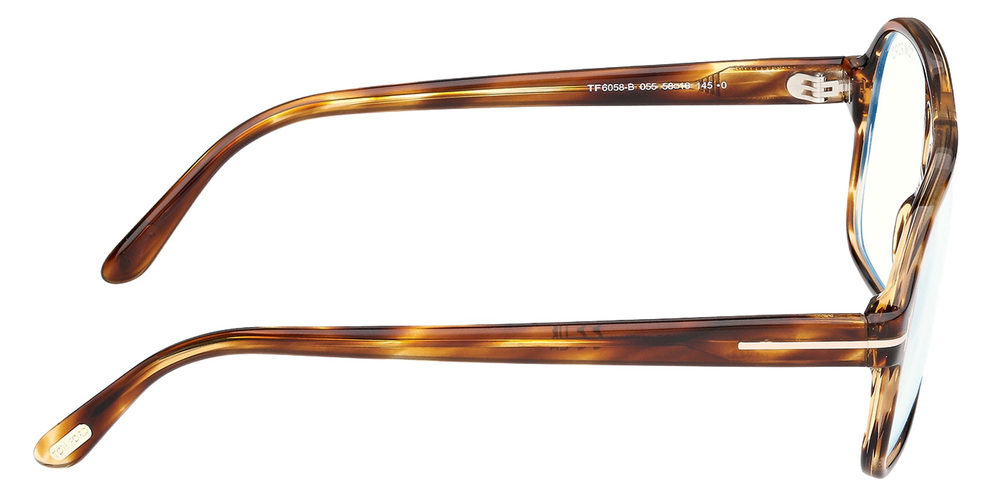 Tom Ford FT6058-B 055 58 - Colored Havana / Blue Filter 055 #id:ft6058b055_s:100130