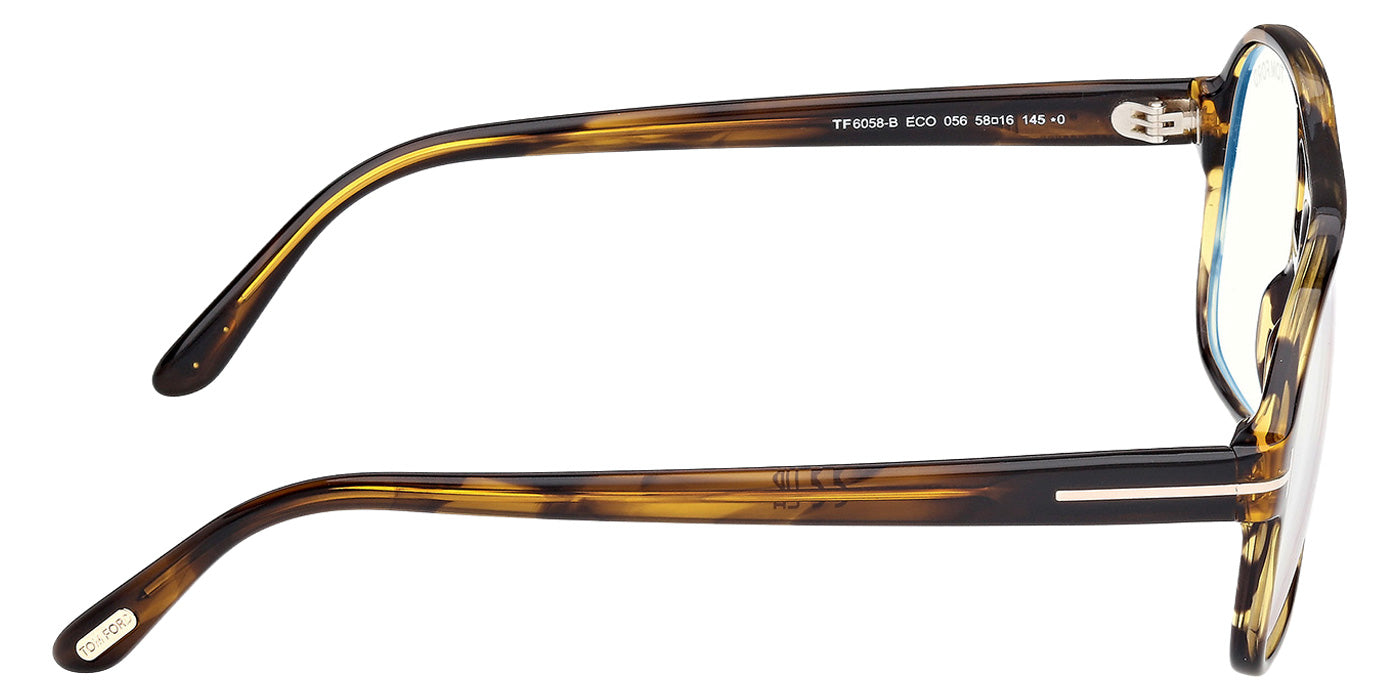 Tom Ford FT6058-B 056 58 - Colored Havana / Blue Filter #id:ft6058b056_s:100130