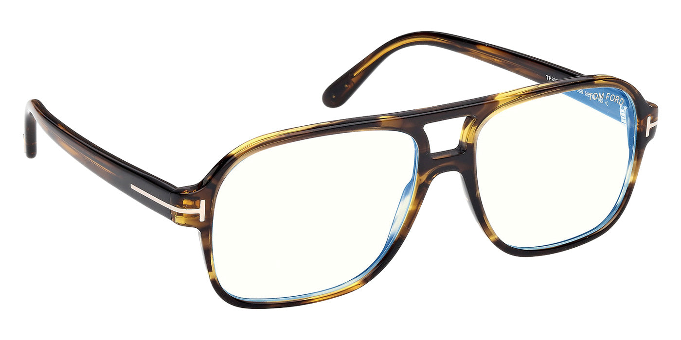 Tom Ford FT6058-B 056 58 - Colored Havana / Blue Filter #id:ft6058b056_s:100135