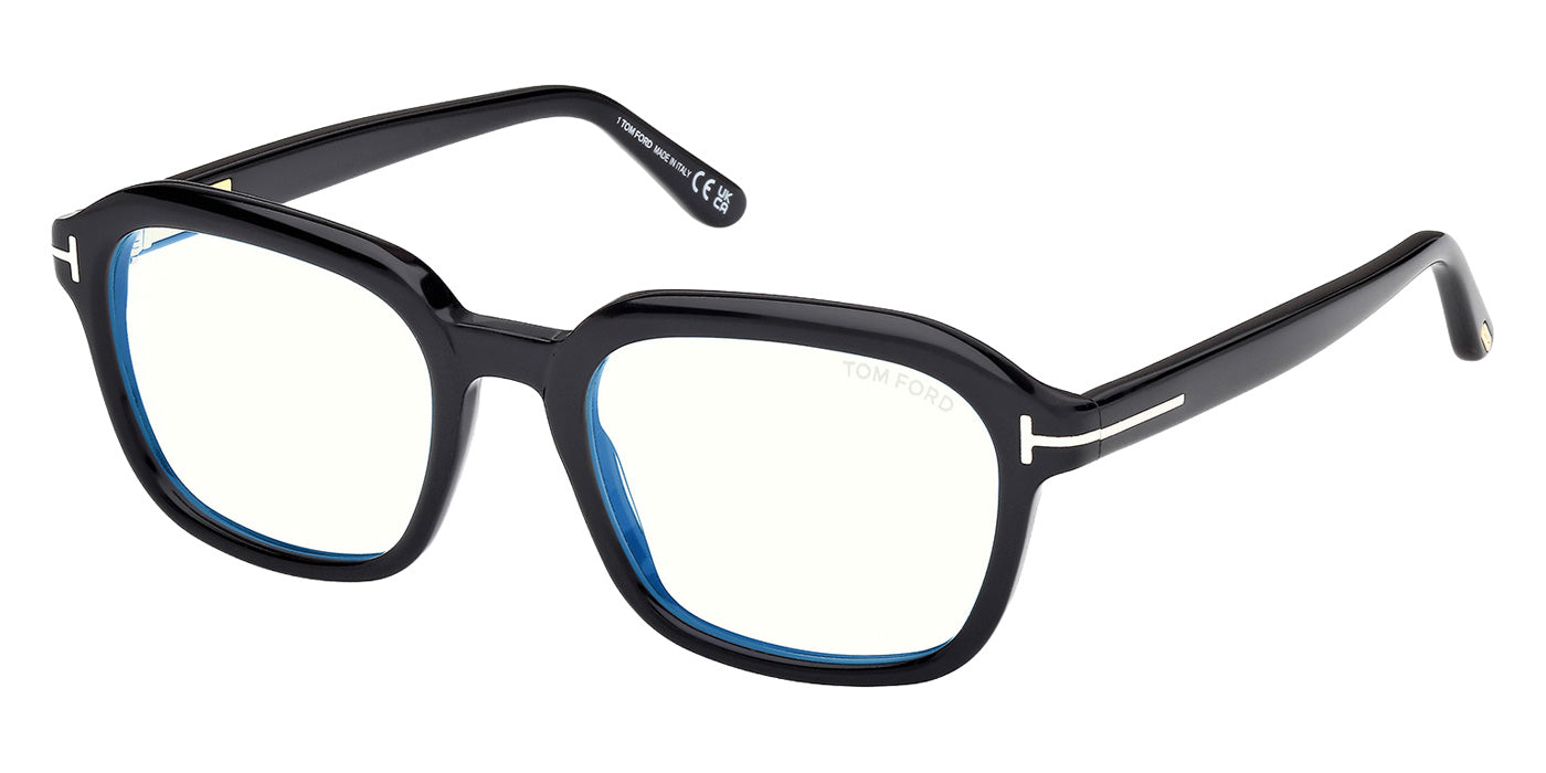 Tom Ford FT6060-B 001 53 - Shiny Black / Blue Filter #id:ft6060b001_s:100105