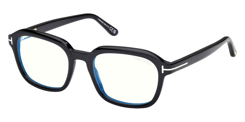 Tom Ford FT6060-B 001 53 - Shiny Black / Blue Filter #id:ft6060b001_s:100105