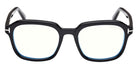 Tom Ford FT6060-F-B 001 54 - Shiny Black / Blue Filter #id:ft6060fb001_s:100100