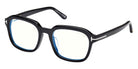 Tom Ford FT6060-F-B 001 54 - Shiny Black / Blue Filter #id:ft6060fb001_s:100105