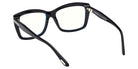Tom Ford FT6065-B 001 55 - Shiny Black / Blue Filter #id:ft6065b001_s:100115