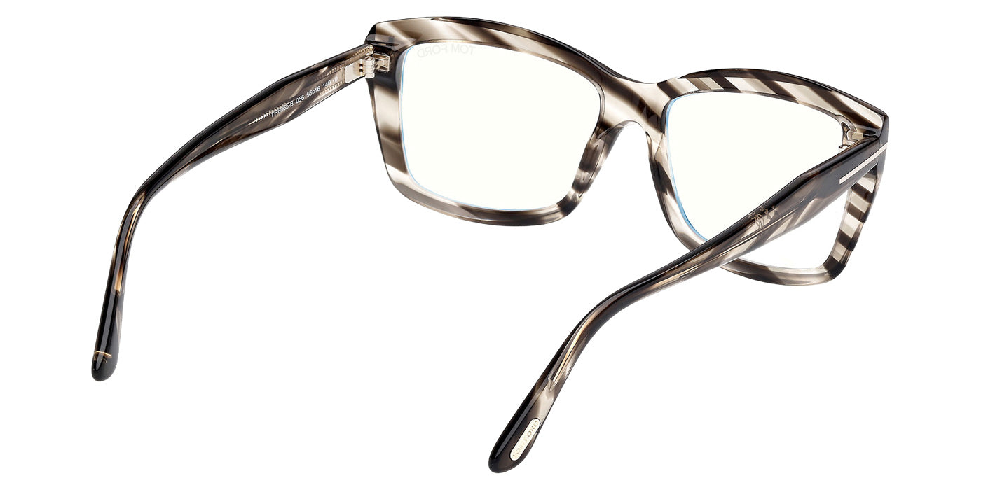 Tom Ford FT6065-B 056 55 - Colored Havana / Blue Filter #id:ft6065b056_s:106125