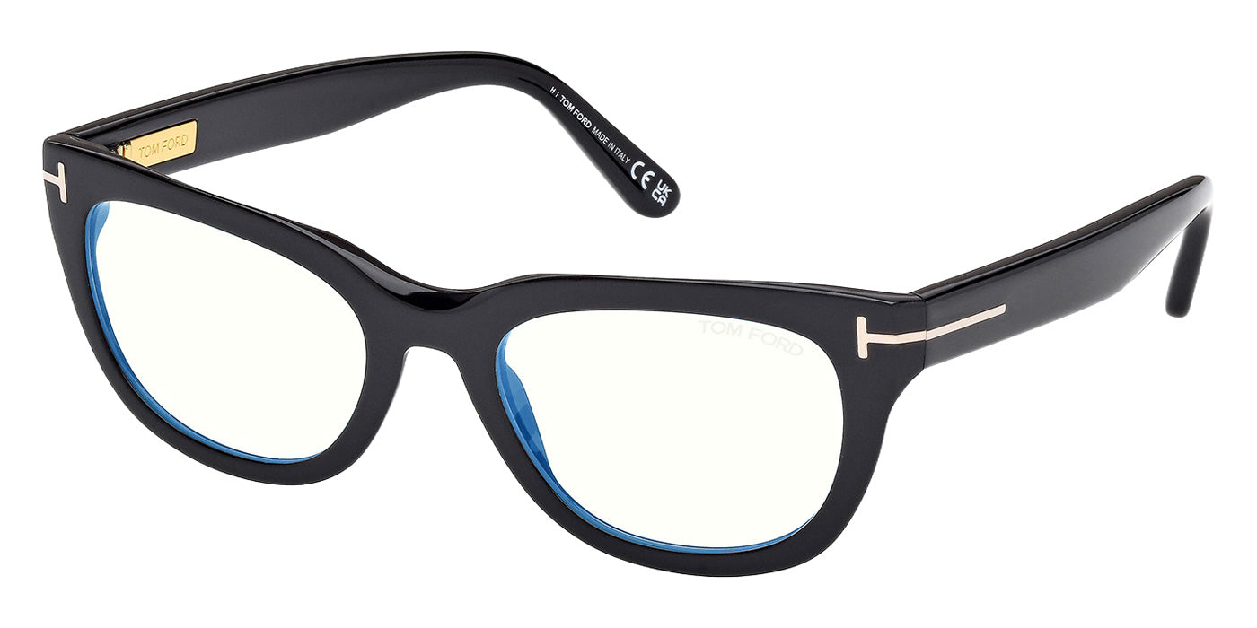 Tom Ford FT6066-B 001 53 - Shiny Black / Blue Filter #id:ft6066b001_s:100105