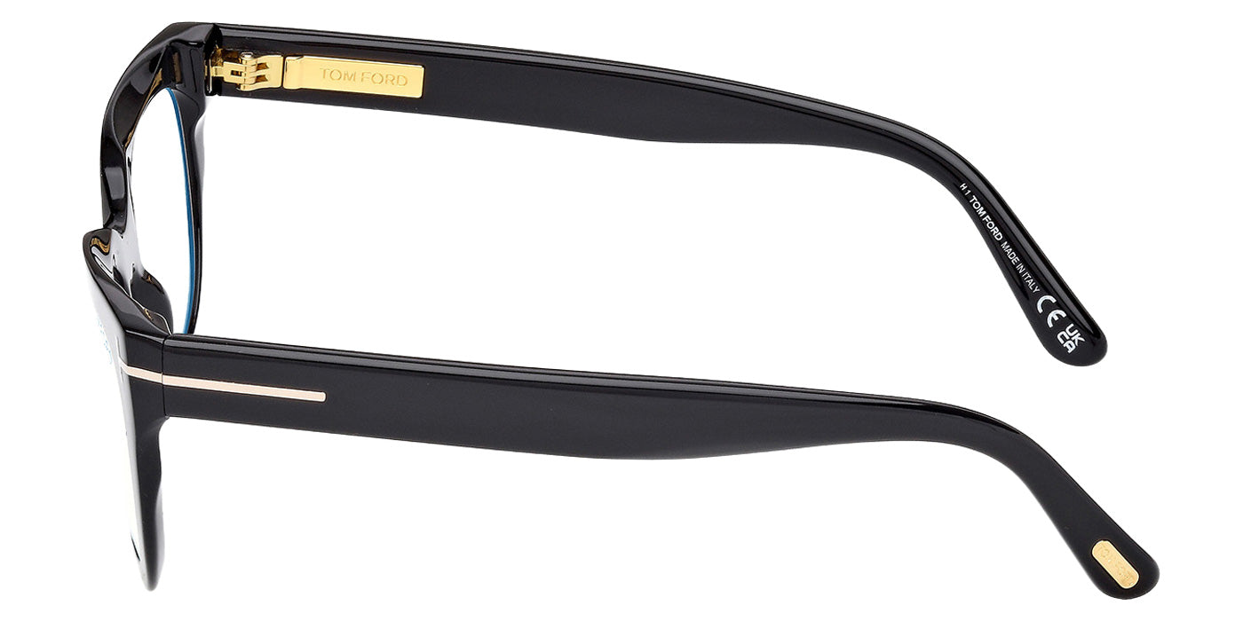 Tom Ford FT6066-B 001 53 - Shiny Black / Blue Filter #id:ft6066b001_s:100110